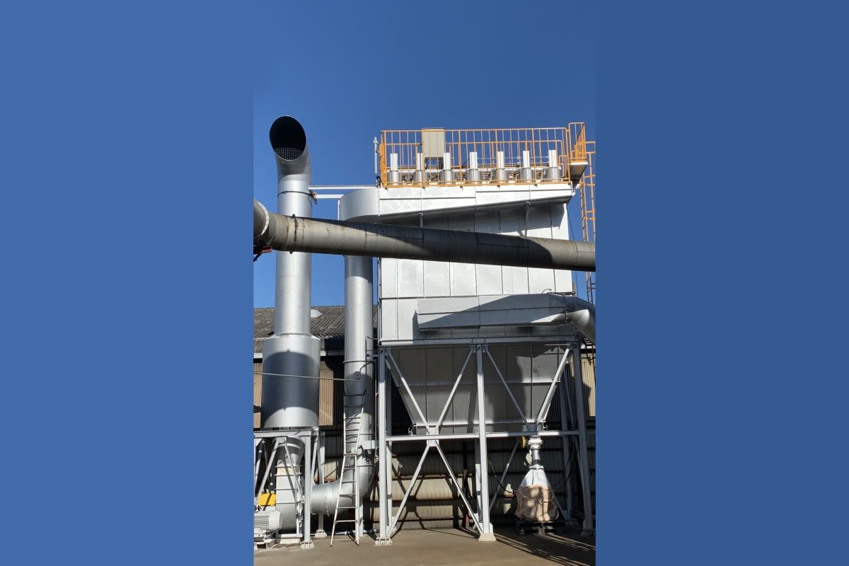 トラフト｜キュポラ用集塵設備・400㎥/min